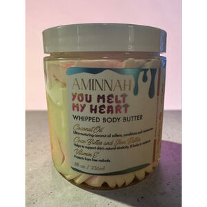 Aminnah “You Melt My Heart” Whipped Body Butter 8 fl. oz. - Brand New